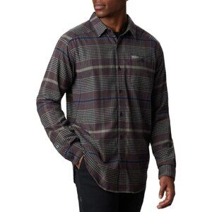Columbia Cornell Woods Long Sleeve Flannel Button Down Shirt Men's M NWT
